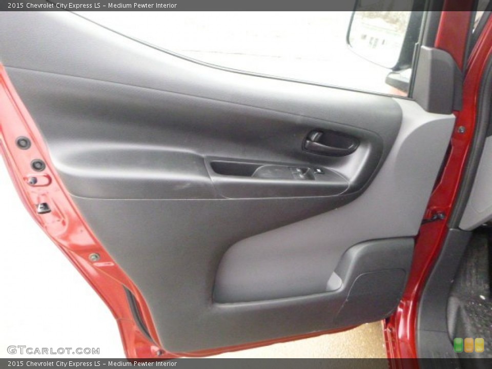 Medium Pewter Interior Door Panel for the 2015 Chevrolet City Express LS #101537878