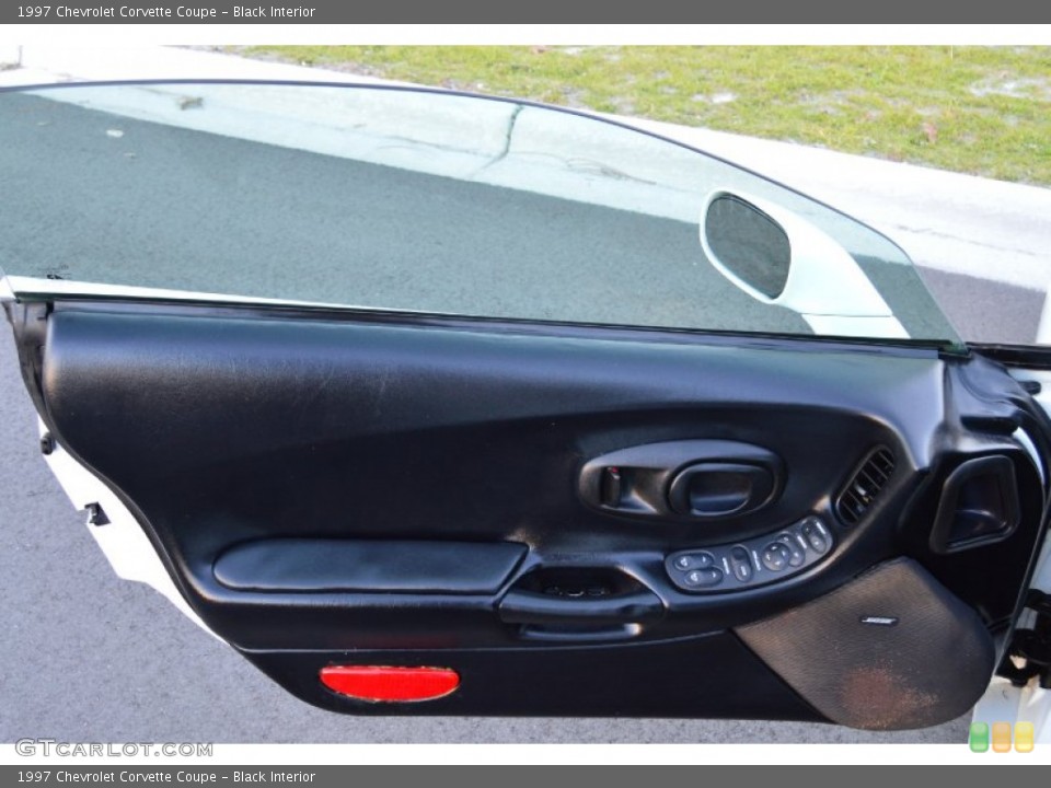 Black Interior Door Panel for the 1997 Chevrolet Corvette Coupe #101540884