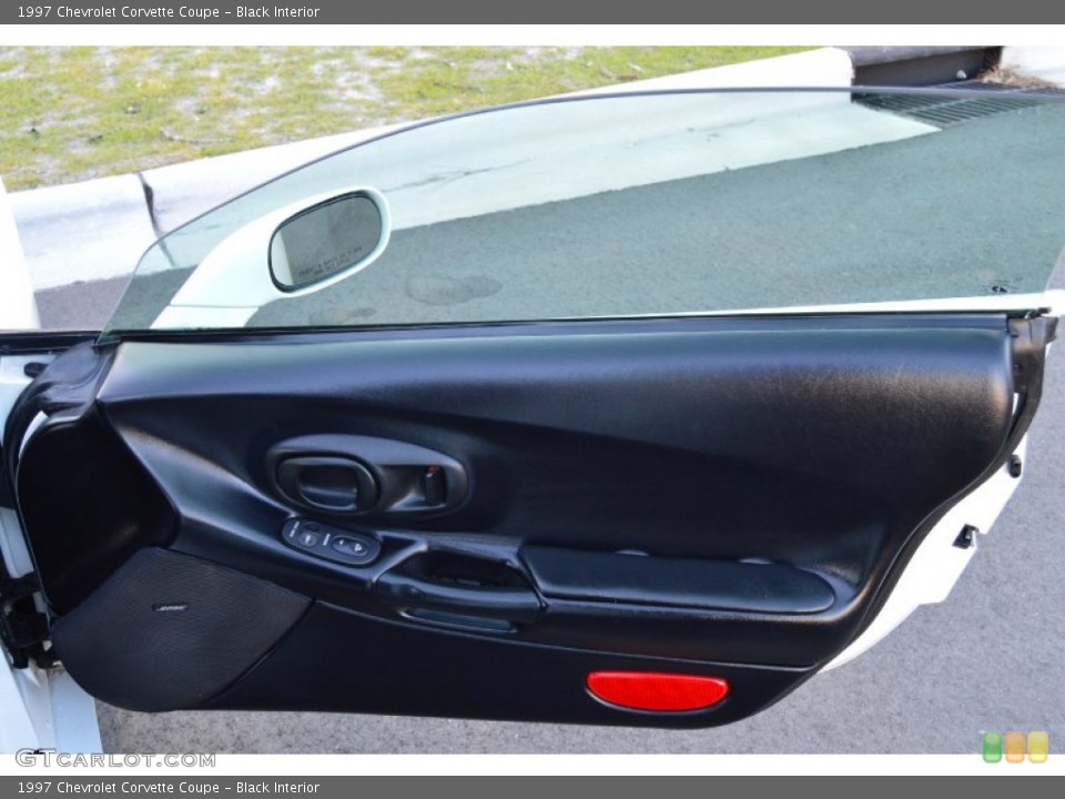 Black Interior Door Panel for the 1997 Chevrolet Corvette Coupe #101540899