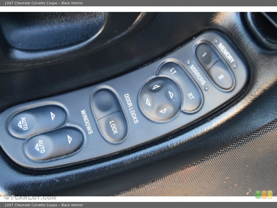 Black Interior Controls for the 1997 Chevrolet Corvette Coupe #101540935