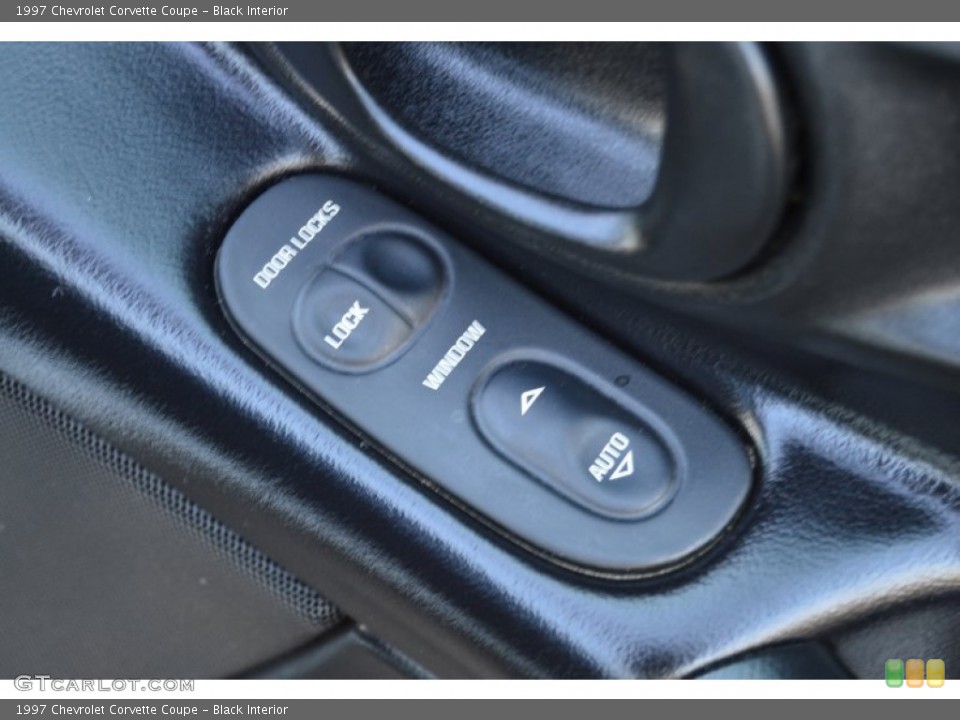 Black Interior Controls for the 1997 Chevrolet Corvette Coupe #101540955