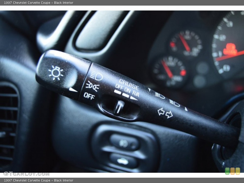 Black Interior Controls for the 1997 Chevrolet Corvette Coupe #101540998