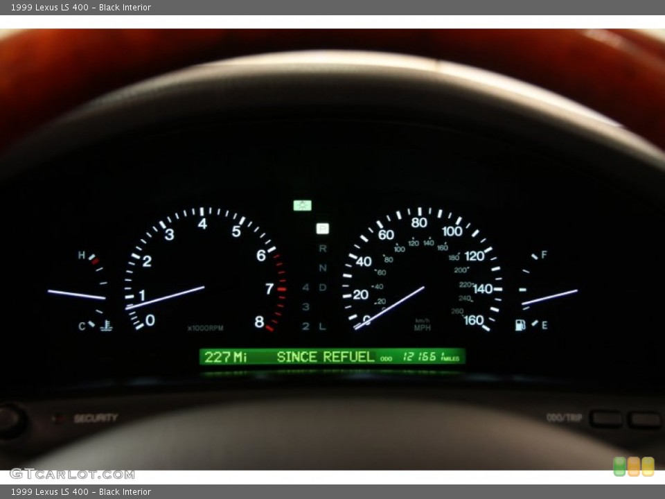 Black Interior Gauges for the 1999 Lexus LS 400 #101541271