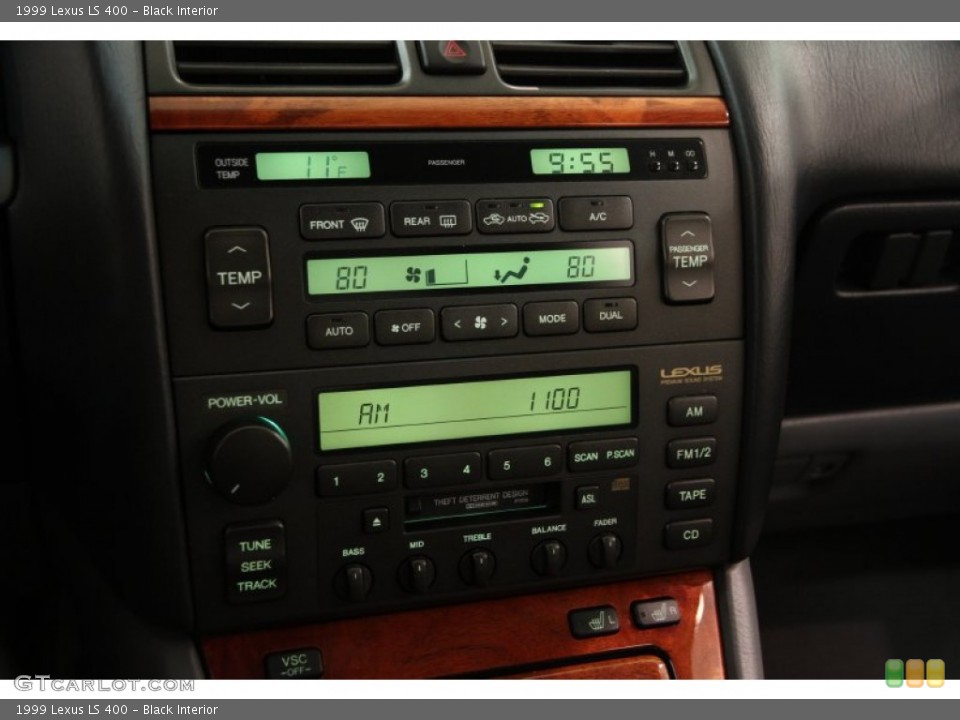 Black Interior Controls for the 1999 Lexus LS 400 #101541289