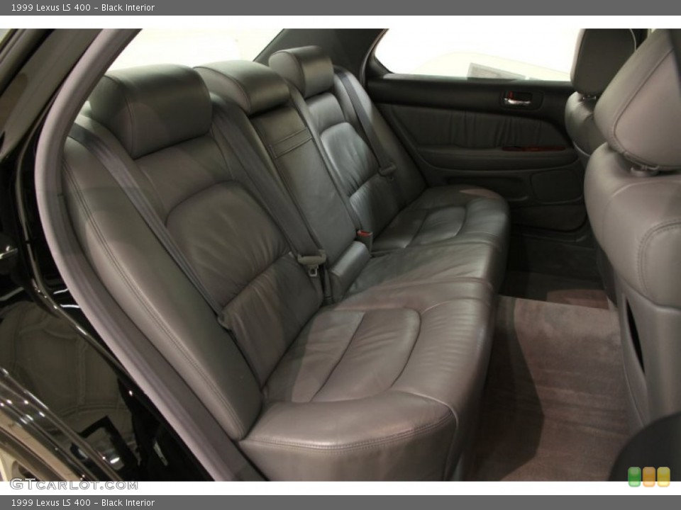 Black Interior Rear Seat for the 1999 Lexus LS 400 #101541433