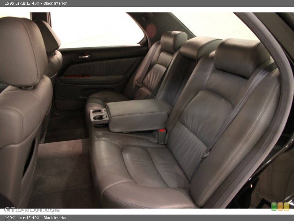 Black Interior Rear Seat for the 1999 Lexus LS 400 #101541475
