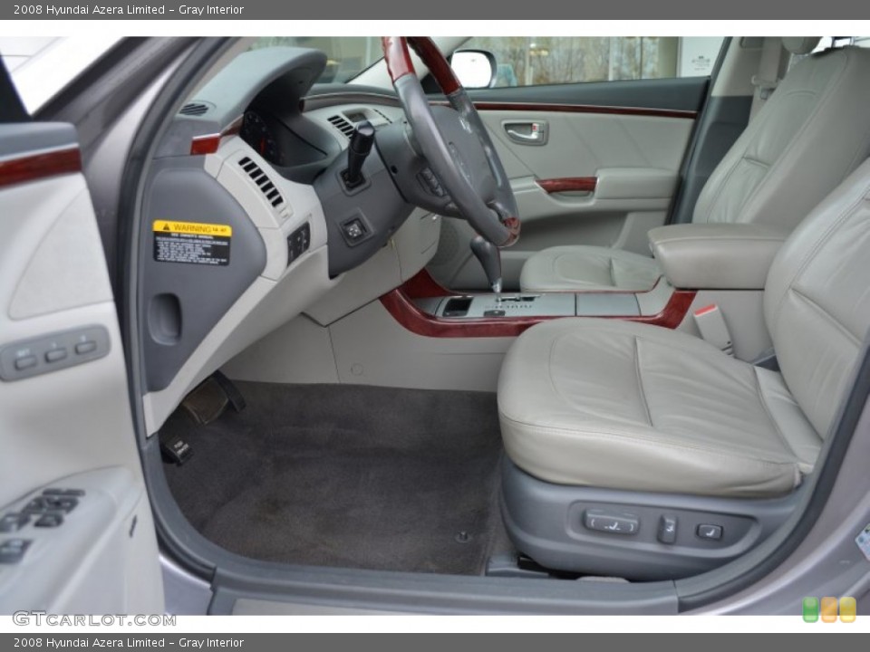 Gray Interior Photo for the 2008 Hyundai Azera Limited #101541739