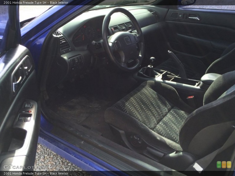 Black 2001 Honda Prelude Interiors