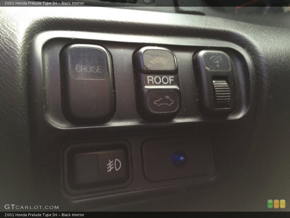 Black Interior Controls for the 2001 Honda Prelude Type SH #101543932