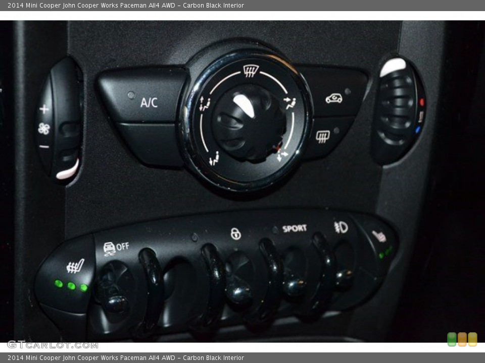 Carbon Black Interior Controls for the 2014 Mini Cooper John Cooper Works Paceman All4 AWD #101547359