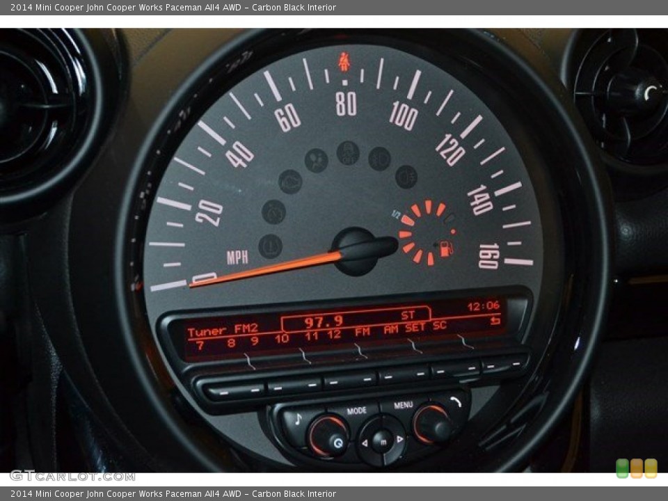 Carbon Black Interior Gauges for the 2014 Mini Cooper John Cooper Works Paceman All4 AWD #101547381