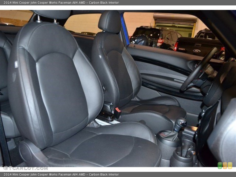 Carbon Black Interior Front Seat for the 2014 Mini Cooper John Cooper Works Paceman All4 AWD #101547489