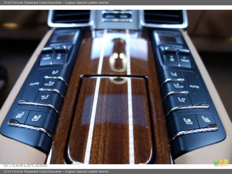 Cognac Natural Leather Interior Controls for the 2014 Porsche Panamera Turbo Executive #101554861