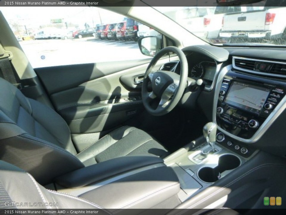 Graphite Interior Photo For The 2015 Nissan Murano Platinum