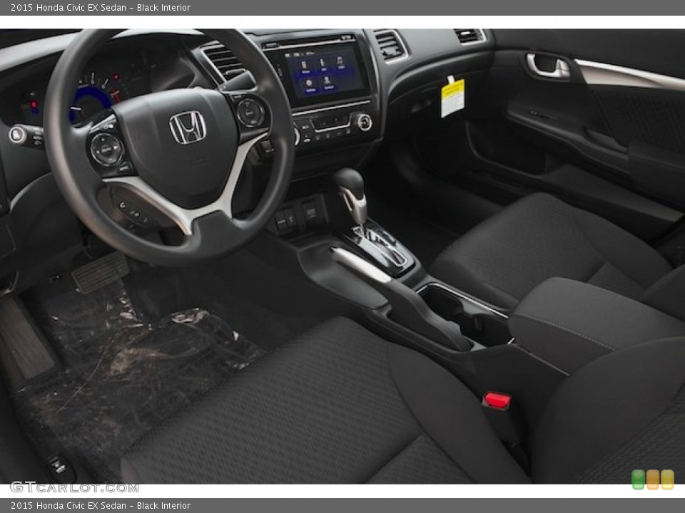 Black Interior Photo for the 2015 Honda Civic EX Sedan #101565650
