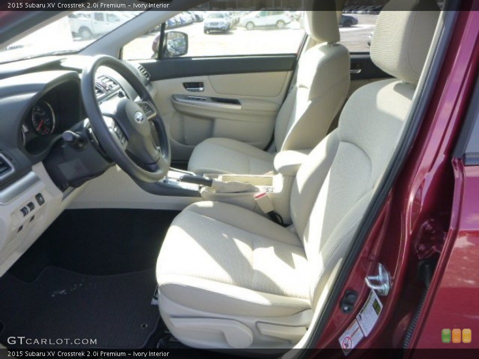 Ivory 2015 Subaru XV Crosstrek Interiors