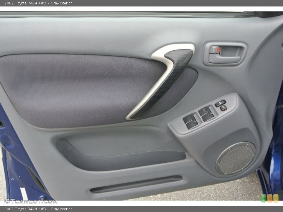 Gray Interior Door Panel for the 2002 Toyota RAV4 4WD #101568035