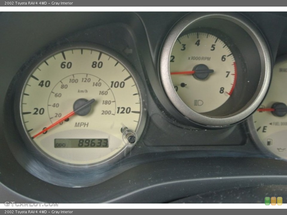 Gray Interior Gauges for the 2002 Toyota RAV4 4WD #101568173