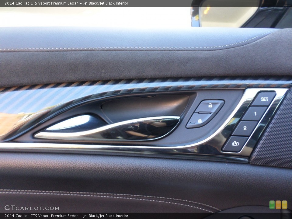Jet Black/Jet Black Interior Controls for the 2014 Cadillac CTS Vsport Premium Sedan #101575052