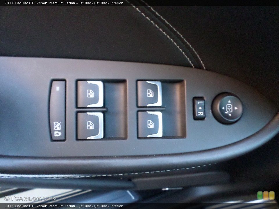 Jet Black/Jet Black Interior Controls for the 2014 Cadillac CTS Vsport Premium Sedan #101575079