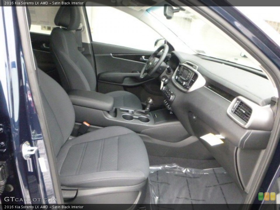 Satin Black Interior Photo for the 2016 Kia Sorento LX AWD #101575187