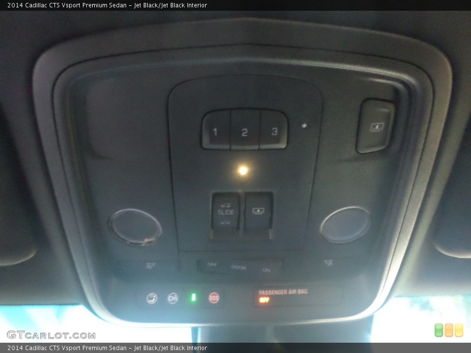 Jet Black/Jet Black Interior Controls for the 2014 Cadillac CTS Vsport Premium Sedan #101575331
