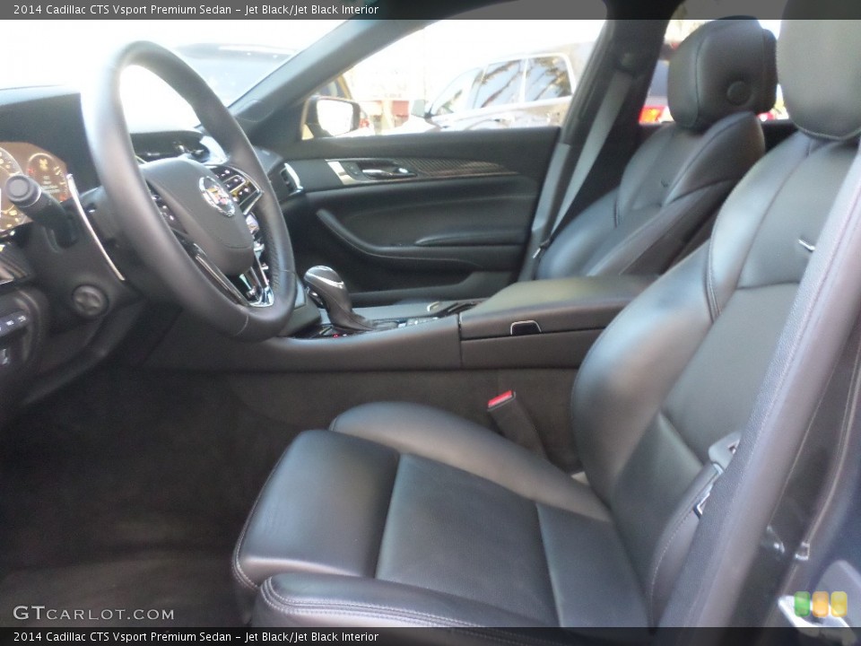 Jet Black/Jet Black Interior Front Seat for the 2014 Cadillac CTS Vsport Premium Sedan #101575358