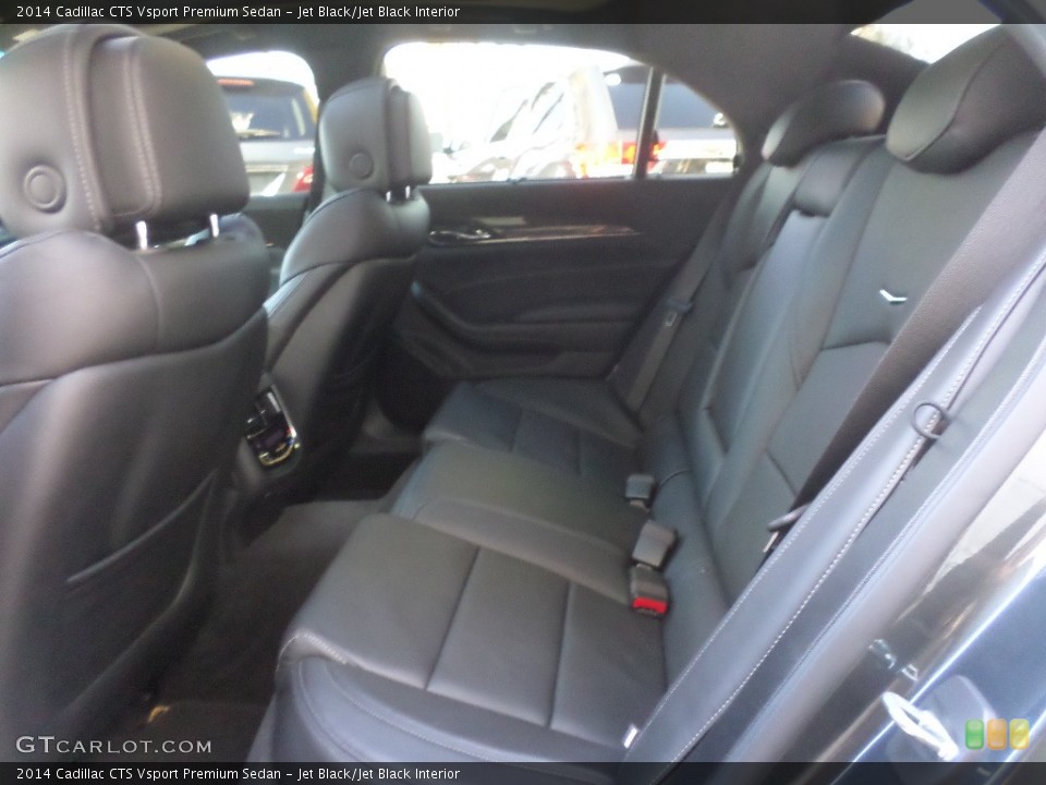Jet Black/Jet Black Interior Rear Seat for the 2014 Cadillac CTS Vsport Premium Sedan #101575382