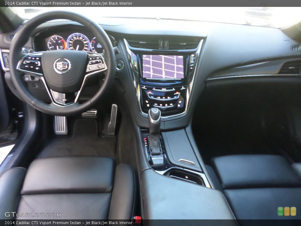 Jet Black/Jet Black Interior Dashboard for the 2014 Cadillac CTS Vsport Premium Sedan #101575445