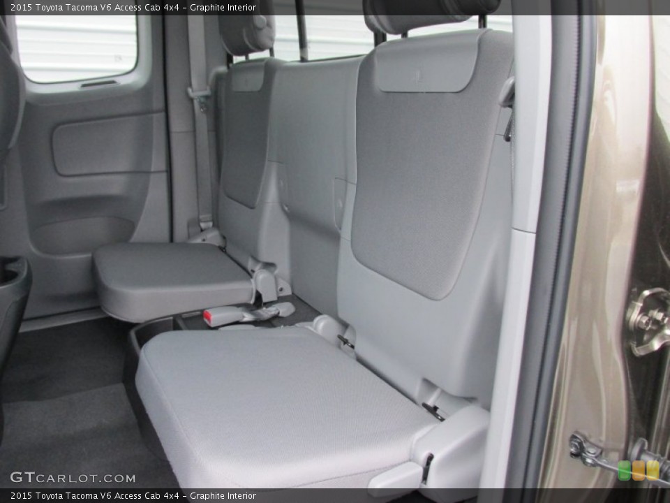 Graphite Interior Rear Seat for the 2015 Toyota Tacoma V6 Access Cab 4x4 #101577833