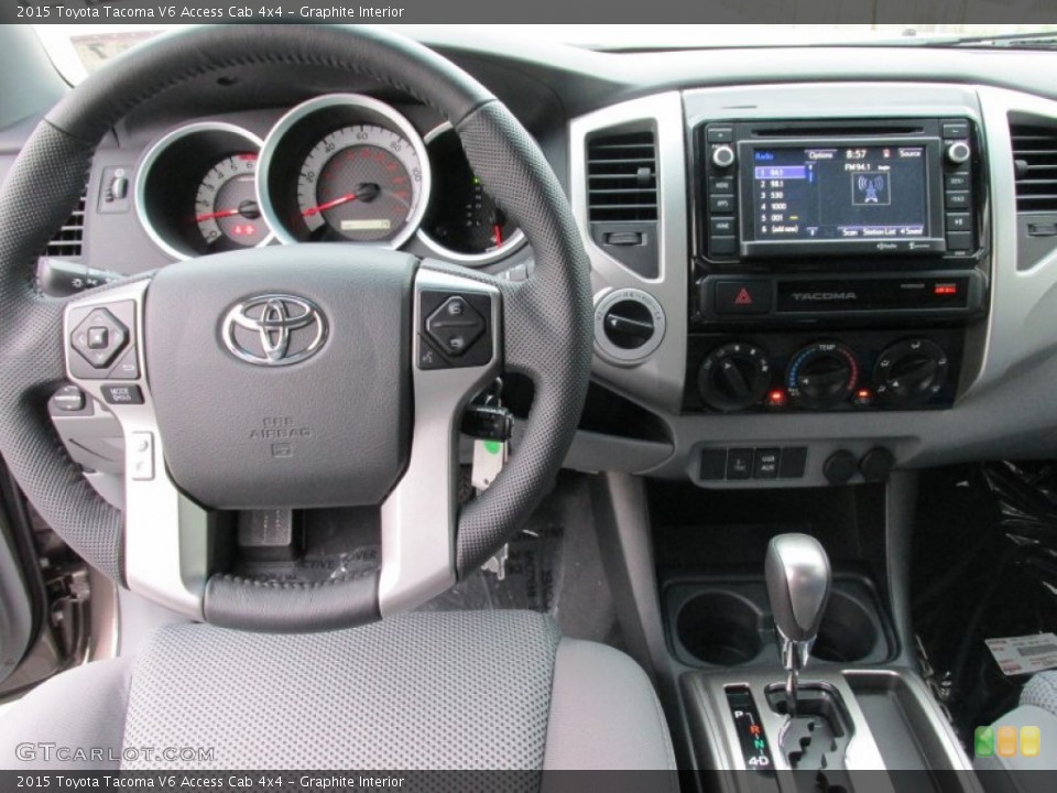 Graphite Interior Steering Wheel for the 2015 Toyota Tacoma V6 Access Cab 4x4 #101577956