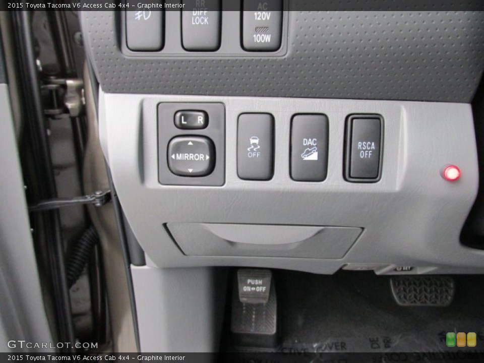 Graphite Interior Controls for the 2015 Toyota Tacoma V6 Access Cab 4x4 #101578142