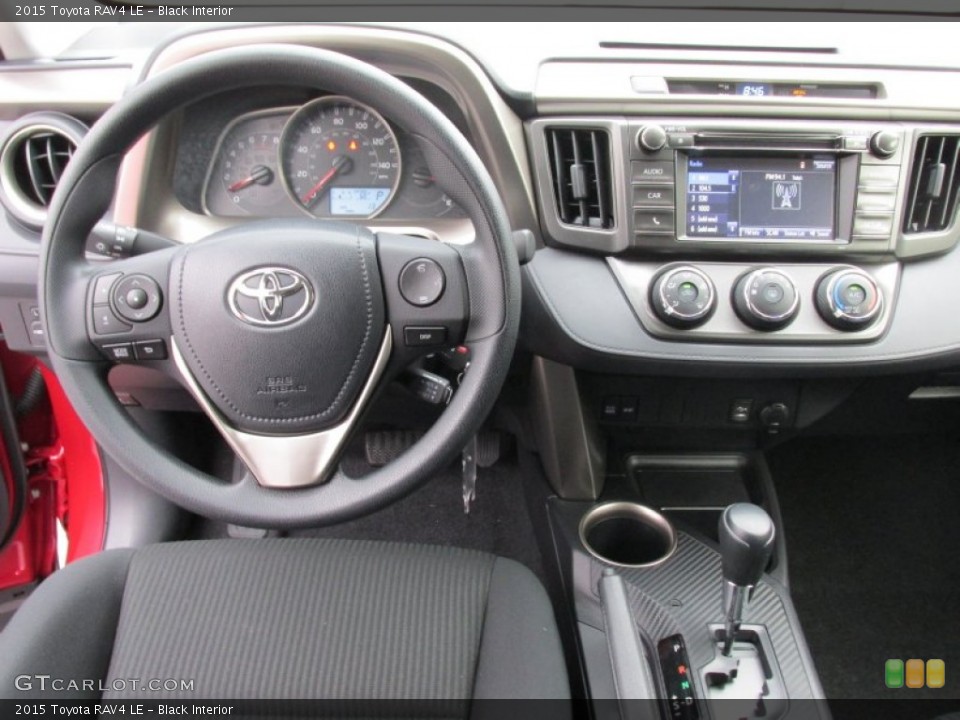 Black Interior Dashboard for the 2015 Toyota RAV4 LE #101579669
