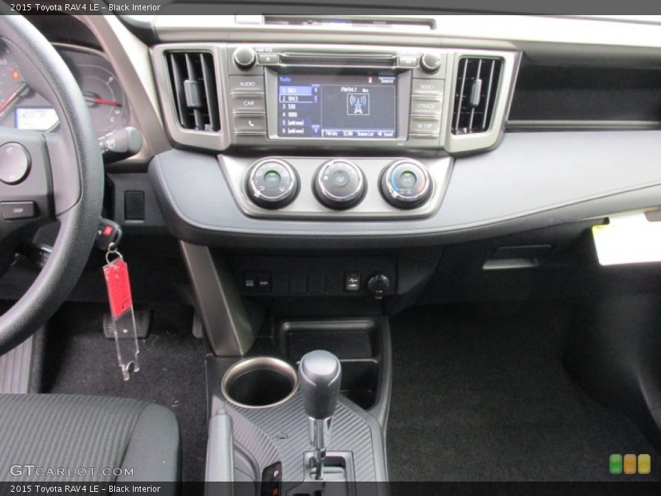 Black Interior Controls for the 2015 Toyota RAV4 LE #101579694