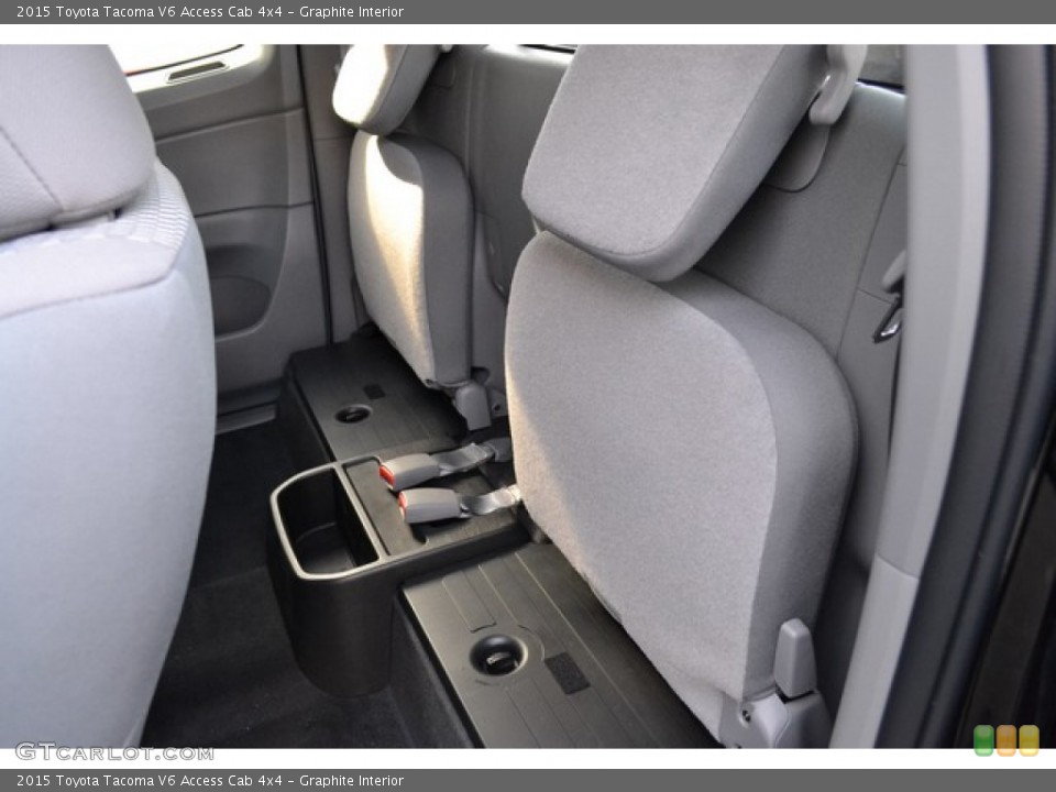 Graphite Interior Rear Seat for the 2015 Toyota Tacoma V6 Access Cab 4x4 #101583836