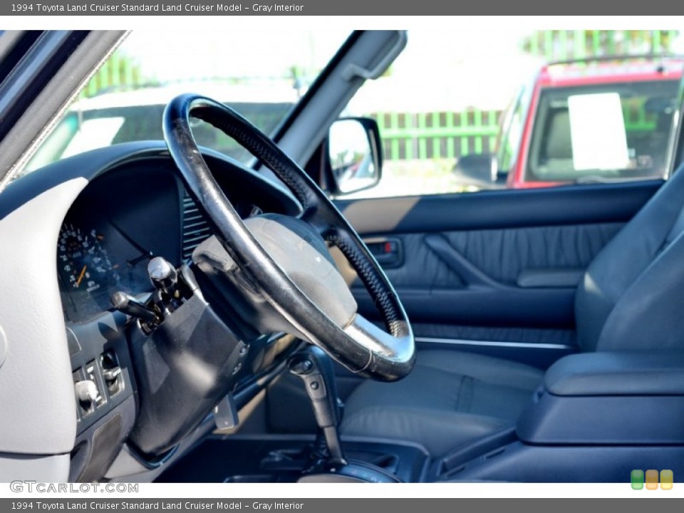 Gray Interior Steering Wheel for the 1994 Toyota Land Cruiser  #101585495
