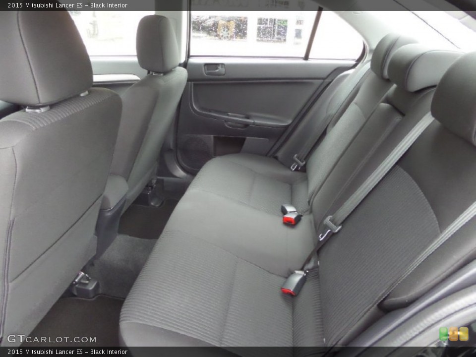 Black Interior Rear Seat for the 2015 Mitsubishi Lancer ES #101592695