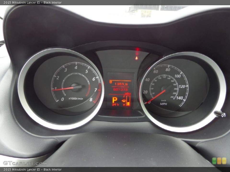 Black Interior Gauges for the 2015 Mitsubishi Lancer ES #101592784