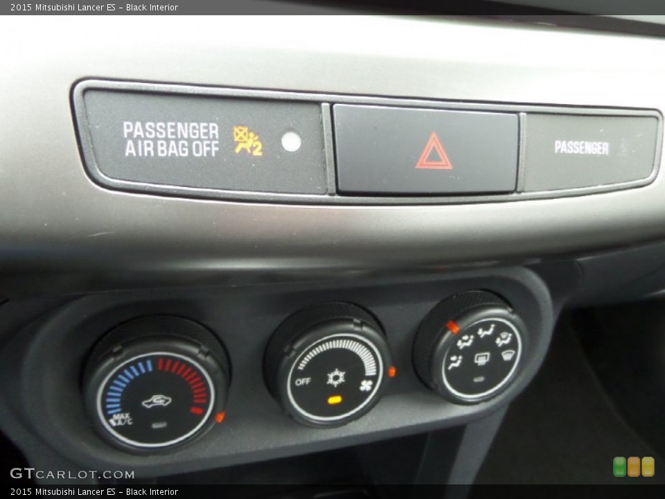 Black Interior Controls for the 2015 Mitsubishi Lancer ES #101592832