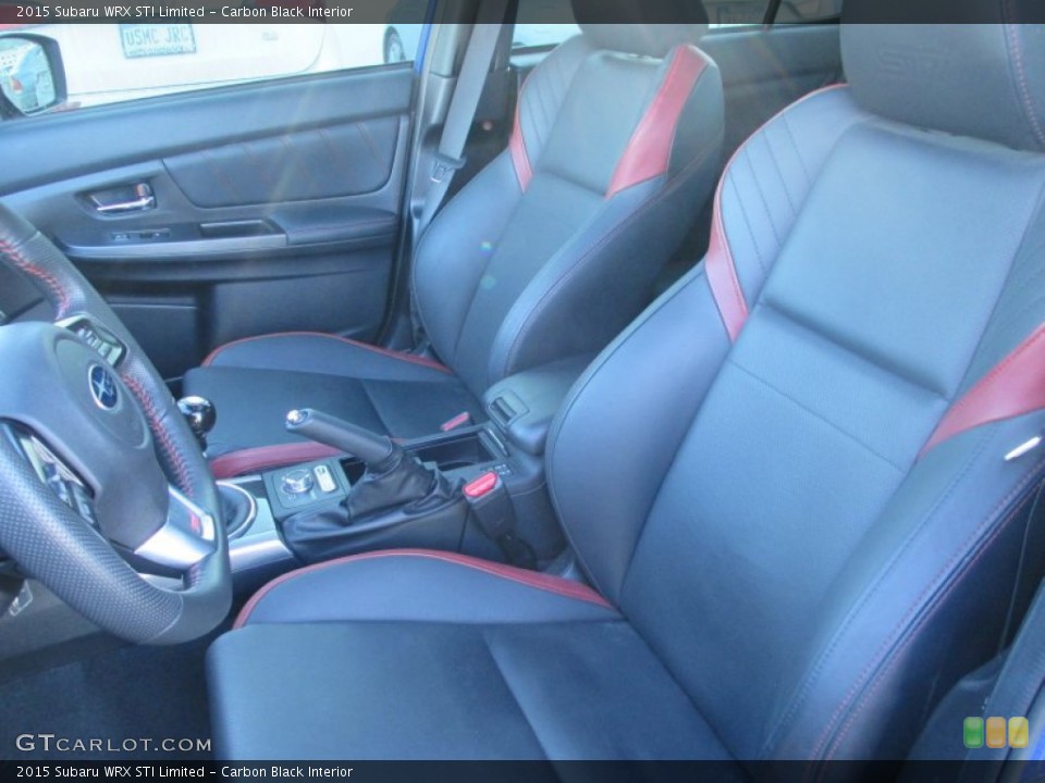 Carbon Black Interior Front Seat for the 2015 Subaru WRX STI Limited #101595815