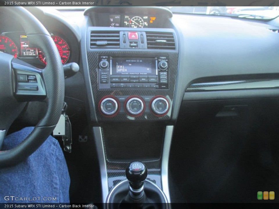 Carbon Black Interior Controls for the 2015 Subaru WRX STI Limited #101595836
