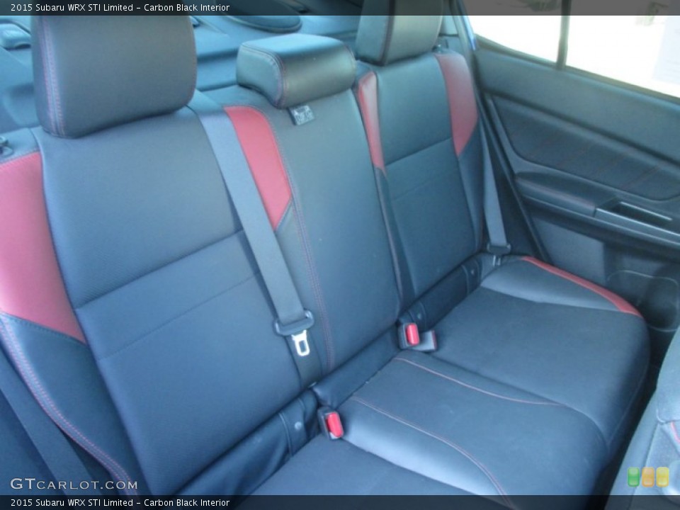 Carbon Black Interior Rear Seat for the 2015 Subaru WRX STI Limited #101595932