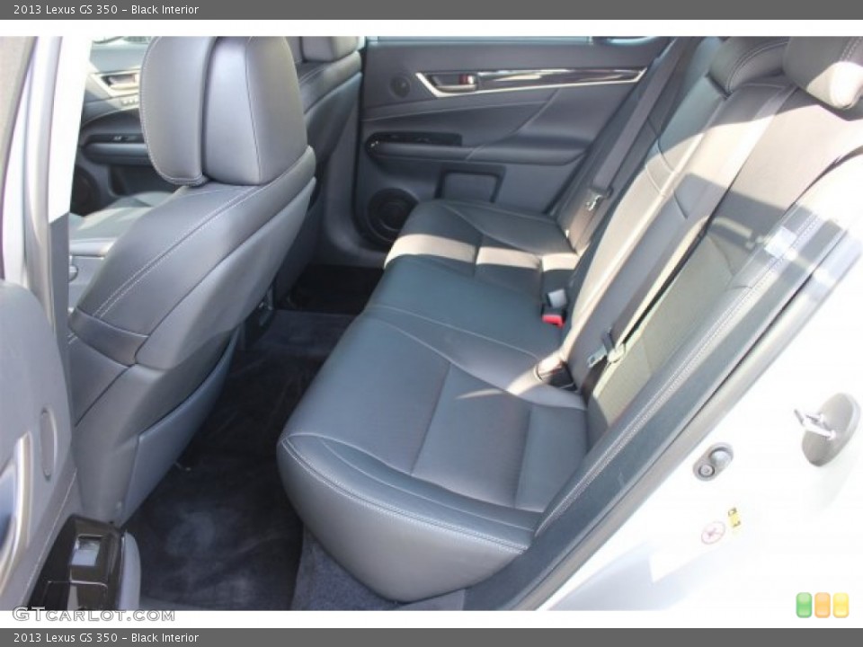Black Interior Rear Seat for the 2013 Lexus GS 350 #101606885