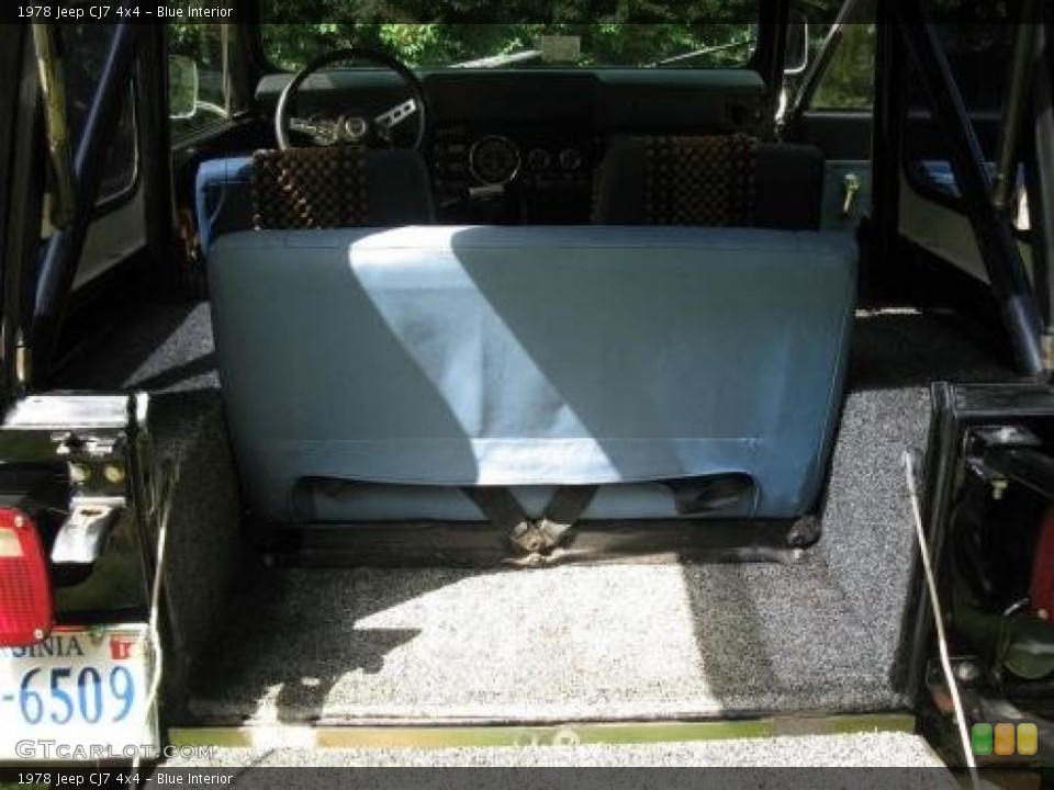 Blue Interior Trunk for the 1978 Jeep CJ7 4x4 #101609139