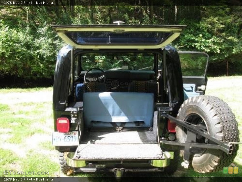 Blue Interior Trunk for the 1978 Jeep CJ7 4x4 #101609157