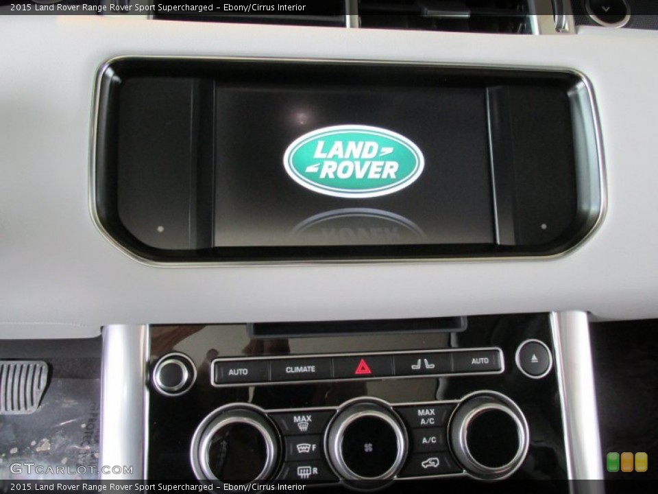 Ebony/Cirrus Interior Controls for the 2015 Land Rover Range Rover Sport Supercharged #101613597