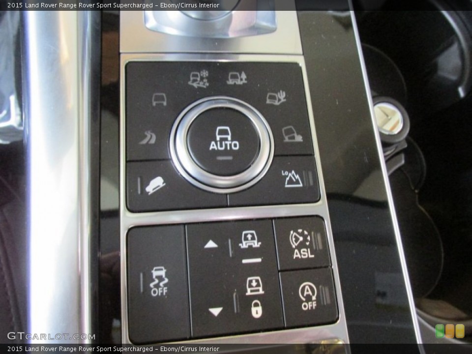 Ebony/Cirrus Interior Controls for the 2015 Land Rover Range Rover Sport Supercharged #101613771