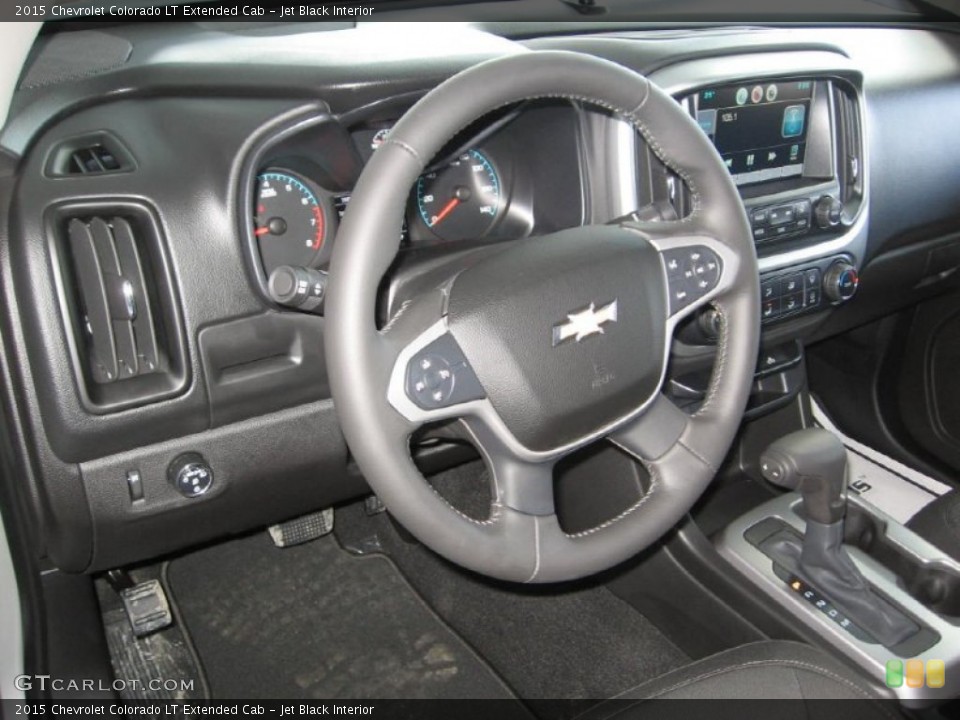 Jet Black Interior Steering Wheel for the 2015 Chevrolet Colorado LT Extended Cab #101623242