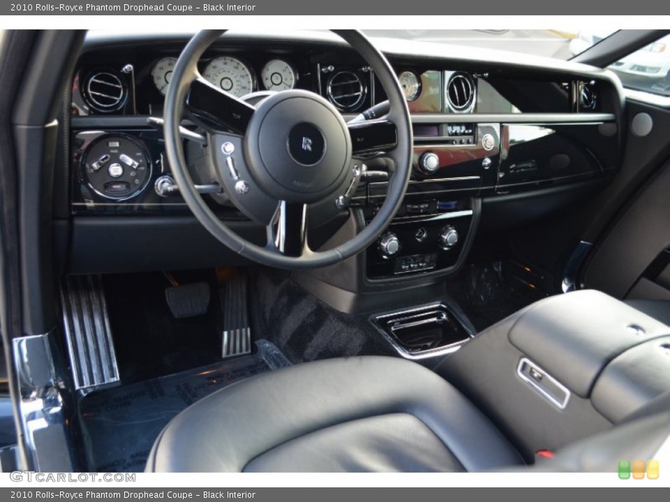 Black Interior Photo for the 2010 Rolls-Royce Phantom Drophead Coupe #101625183