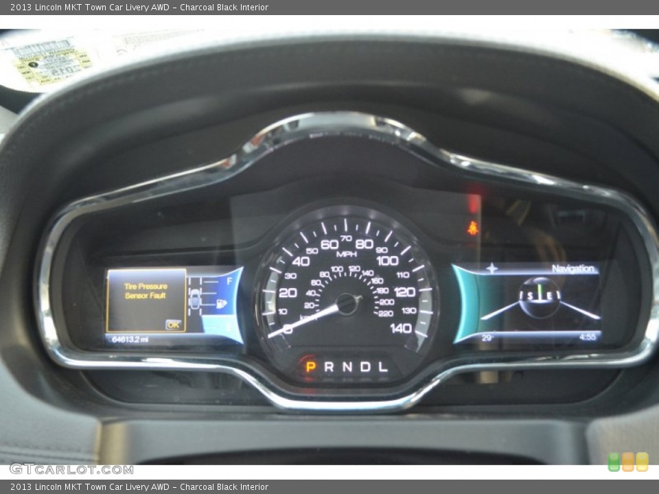 Charcoal Black Interior Gauges for the 2013 Lincoln MKT Town Car Livery AWD #101627157